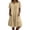 02-Khaki, variant on Atogsazn Women's V Neck Button Linen Dress Casual Short Sleeve Shirts Dresses Flowy Loose A-Line Sundress Purple L Fashion