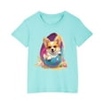 thumbnail image 4 of Jamicy Graphic Tees Girls Gift for Kids Toddler Kids Boys Girls Cotton Easter Day T-Shirt Fashion Cute Round Neck Print Tee Short Sleeve Top, 4 of 4