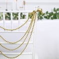 thumbnail image 2 of Balsa Circle 16 in Gold Pre-Tied Faux Pearl Garland Chiavari Chair Back Sash Beaded String Party Decorations, 2 of 8