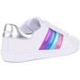 thumbnail image 3 of Guess Jacobb Women's Low Top Lace Up Leather Trainers In White Size 7.5, 3 of 6