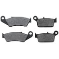 thumbnail image 1 of KMG Front + Rear Brake Pads Compatible with 1996-2004 Honda XR 250 R - Non-Metallic Organic NAO Brake Pads Set, 1 of 4