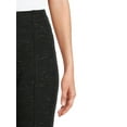 thumbnail image 5 of Time And Tru Women's Ponte Bootcut Pants with Front Slit, 5 of 5