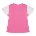 thumbnail image 4 of YunPes Girls Round Hole Lace Ruffled Sleeve Summer Round Neck Short Sleeve T Shirt Top 3 12 Years Toddler Undershirt Girl, 4 of 9