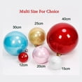 thumbnail image 4 of 1pcs 120mm-250mm Pearlescent Shiny Christmas Ball Tree Decoration Ornament Hang For Home Bar Party Birthday Wedding Xmas Decor, 4 of 5
