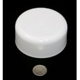 thumbnail image 3 of Fence Post Plastic Caps Black or White Round Plastic Caps fit 3.5 (3 1/2) Pressure Treated Wood Made In USA (50 Pack White), 3 of 6