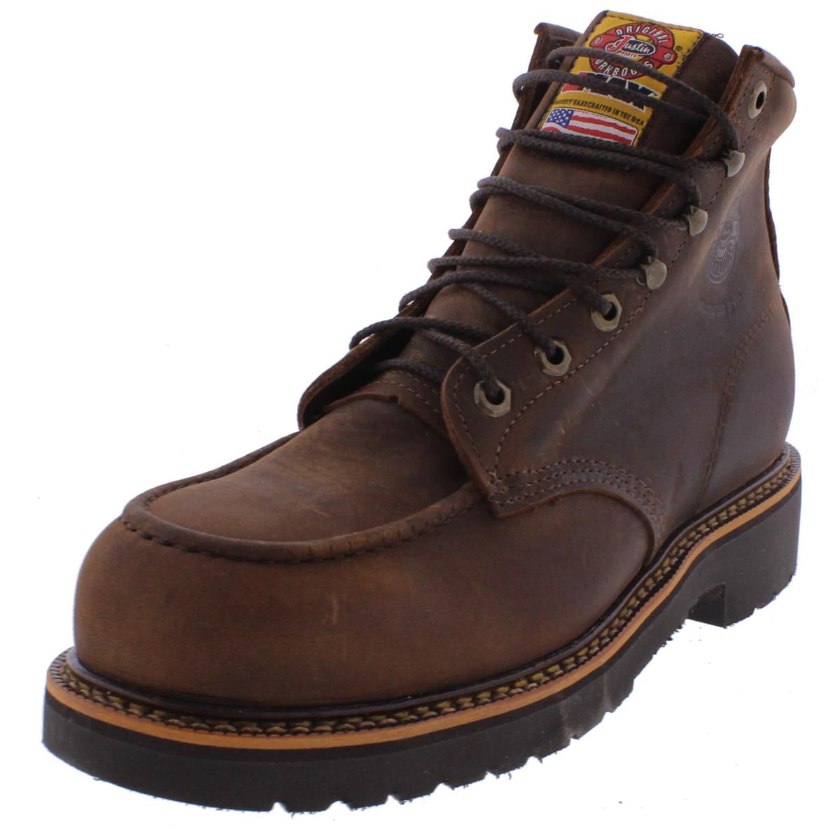 leather work boots walmart