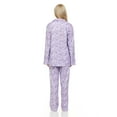 thumbnail image 4 of Lati Fashion Women Pajamas Set Pants and Top Long Sleeve, 2-Piece Female Pajamas Set Purple M, 4 of 4