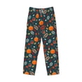 thumbnail image 6 of Uemuo Autumn with Pumpkins Pattern Men's Wide Leg Palazzo Lounge Pants with Pockets Light Weight Loose Comfy Casual Pajama Pants-Small, 6 of 9