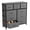 Gray, variant on ACCVER Dresser for Bedroom TV Stand with Storage Entertainment Center Dresser with 4 Fabric Drawers with Open Storage Shelf for Bedroom Living Room Hallway