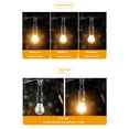 thumbnail image 3 of Fmxomd 4 Pack LED Solar Light Bulbs for Outdoor & Indoor - IPX4 Waterproof Solar Lights with Remote - Warm White Camping & Hiking Light with Clip - Solar Powered Bulbs, 3 of 9
