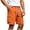 Pink, Orange, variant on Denim Shorts for Men Size 36 Men's Cargo Shorts with Multi-pocket, Elastic Waist Straight Leg Shorts, Summer Fashion Casual Beach Short Pants Red 4XL