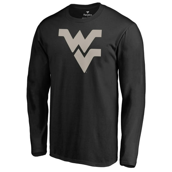 Men's Black West Virginia Mountaineers Cloak Long Sleeve T-Shirt