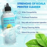 KOALA PAPER Printhead Cleaning Kit 120ML, Universal Nozzle Cleaner, Print Head Solutions Flush for HP, Canon, Epsn. Desktop Inkjet Printers