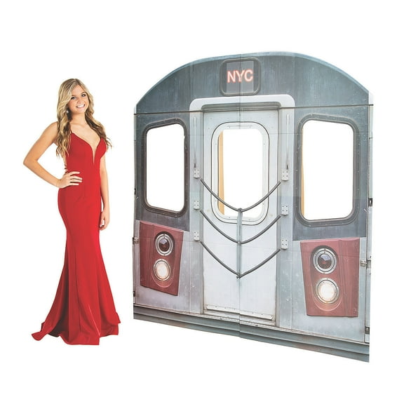 New York Subway Cardboard Standup - Party Decor - 1 Piece
