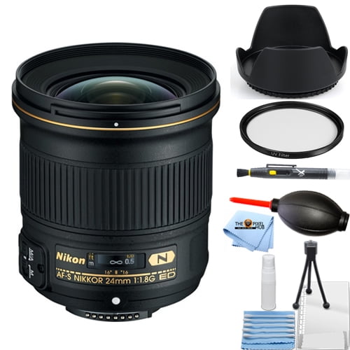 Nikon Af S Nikkor 24mm F 1 8g Ed Lens Starter Bundle Walmart Com Walmart Com