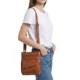 thumbnail image 3 of PULLIMORE Small Crossbody Bags for Women Lightweight Vintage Soft PU Leather Cell Phone Purse Wallet Shoulder Bag Handbags, Brown, 3 of 9