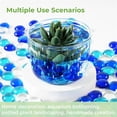 thumbnail image 2 of NOGIS Blue Mix Glass Gemstone Beads Vase Fillers (0.66 LB) Flat Marble Beads Multiple Color Choices Aquarium Decor Rocks Floral Stones Decorative Mosaic Gem Pebbles, 2 of 7