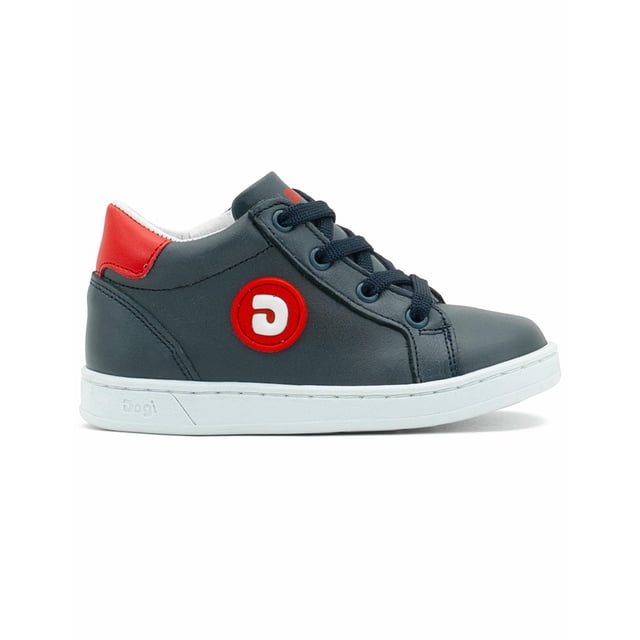 Tenis Bota Dogi Soporte Arco Para Niño Casual 100%Piel 12-17 azul oscuro 12