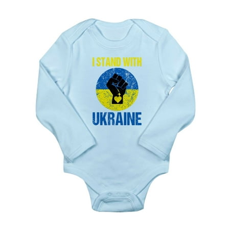 

CafePress - Support Ukraine I Stand With Ukraine Body Suit - Long Sleeve Infant Bodysuit