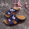 thumbnail image 5 of Orthotic Arch Support Sandals Flip Flops Slip-on Flats Outdoor Slides Boho Walking Shoes Comfortable Elegant Casual Beach Slippers, 5 of 5