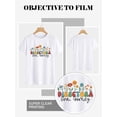 thumbnail image 6 of ZXSXSY Women's Floral Letter Print Graphic Crew Neck Short Sleeve T-Shirt, 6 of 7