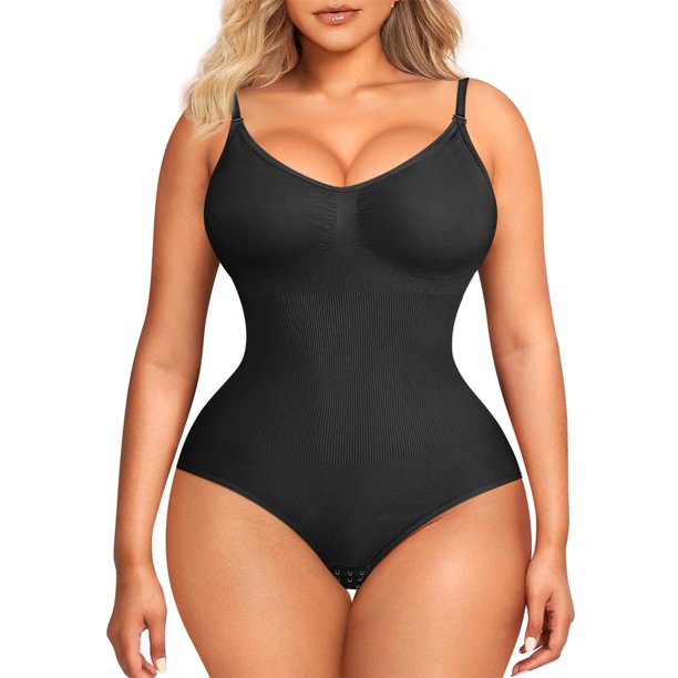 Bragas Bodysuit BRABIC Shapewear con control de barriga negras XS/S