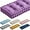 Light Purple, variant on Bench Cushions for Indoor Furniture 48x18 Inch Velvet Kitchen Dining Piano Window Seat Cushion, Tufted Patio Porch Swing Thicken Bench Pad Memory Foam