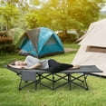 thumbnail image 4 of Gymax Lit de Camping Pliant avec Appui-Tête Coussin, 4 of 10