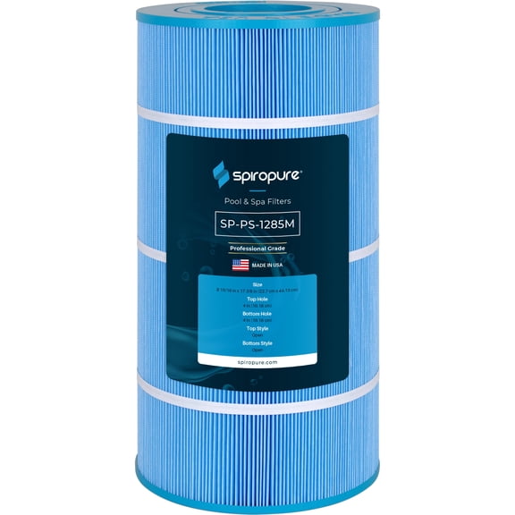 SpiroPure Replacement for Waterway 817-0100P 817-0100N Unicel C-8311 Hayward CCX1000RE M1000 Filbur FC-1285 Pleatco ULTRA-B6 PXST100 Blue Media Hot Tub Spa Pool Cartridge