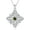 August, variant on 925 Sterling Silver Witches Knot Birthstone Pendant Necklace-Original Protection Witch Celtic Knot Jewelry Mothers Day Gifts for Women
