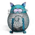 thumbnail image 1 of Cat Coin Box Piggy Bank Animal Ornament Iron Art Handcrafts, 1 of 2