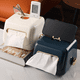 thumbnail image 5 of Soporte para caja de pañuelos para encimeras de tocador de baño, adorable caja de servilletas de papel higiénico cuadrada con forma de TV, perfecta para la decoración de la cocina, el comedor y el, 5 of 5