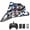 Blue, variant on Foam Remote Control Airplane, Jet Fighter RC Plane Stunt Drone Toy with LED Lights & 360° Spin, Easy to Fly RC Glider for Kids Adults