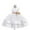 White, variant on Girls Elegant Sleeveless Tulle Flower Girl Dress with Bow Princess Birthday Party Wedding Formal Gown for Kids Children