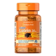 (2 pack) Puritans Pride Lutein 20 mg with Zeaxanthin Softgels, 120 Count