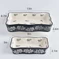 thumbnail image 2 of Baking Dish Casserole Dish 13x9 Lasagna Pan Bakeware Sets Ceramic Baking Dish Black, 2 of 6