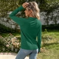 thumbnail image 5 of Cardigan Sweaters for Women Wool Blend Lightweight Trendy Long Sleeve Lapel Collar Button Down Sweater Cardigans Fall, 5 of 7