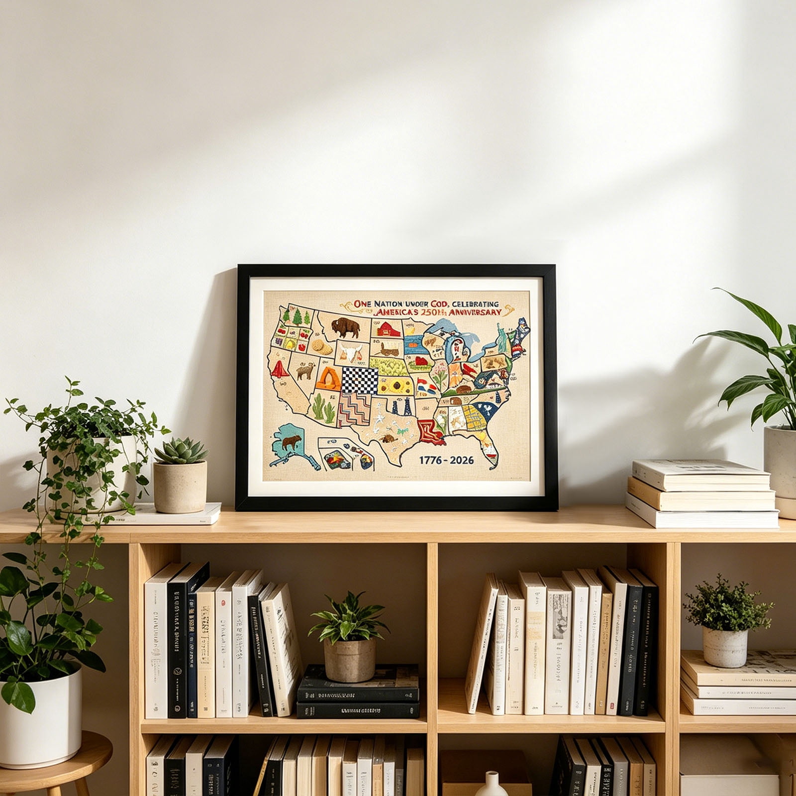 Puzzle Cross-Stitch DIY Kit for Adults, Home Decor Craft Set, Gift for Holiday, Relaxation, Suitable for Easter, Christmas, A
