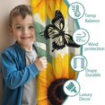 thumbnail image 3 of Blackout Kids Curtains,Sunflowers and Butterflies Childrens Insulated Curtains Set Of 2,Bedroom Essentials,Toddler Room Decor 52x63in(132x160cm), 3 of 4