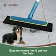 thumbnail image 2 of Eyliden 13.4 in Foam Blade Squeegee for Floor Sqeegee with Adjustable Aluminum Pole, 54in Long, Blue, 2 of 7