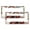 Pattern-494, variant on Rooster Christmas License Plate Frame 2 Pack Rustic Cock Car Accessories Car Accessories US Canada Standard 2 Hole Quality Aluminum Metal License Plate Frames