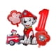 thumbnail image 1 of Juego de globos digitales con decoración de cumpleaños de la patrulla canina de dibujos animados, 5 uds., Chase Marshall Skye, bola de aluminio, suministros para fiestas infantiles, juguete, 1 of 5