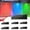 Colorful, variant on Bxaolu Solar Fence Lights Outdoor, Solar Wall Lights Modern Solar Powered Deck Lights for Halloween Step Stair Patio Backyard Porch Railing decor, IP65 Waterproof (6 Pack)