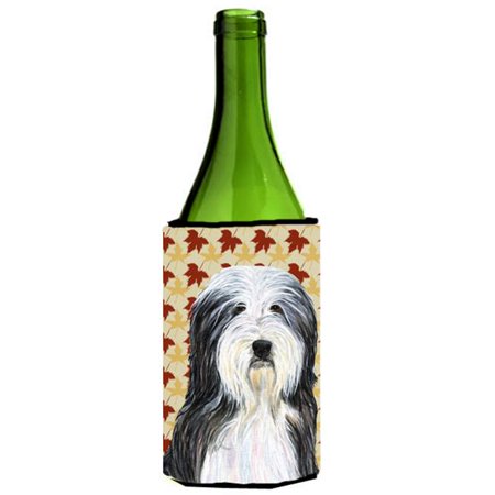 

Bearded Collie Fall Leaves Portrait Wine bottle sleeve Hugger