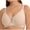 Bras for Women Khaki, variant on Womens Mesh Everyday Bras, Wireless Bras for Women No Underwire Supportive Mesh Crossover Bra Seamless Push Up Full Coverage Everyday Bralettes M-3XL