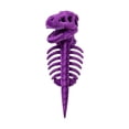thumbnail image 2 of Glow in The Dark Dinosaur Skeleton Pet Costume, Plush Halloween Hood Outfit for Cats & Dogs 35 inches, 2 of 5
