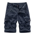 thumbnail image 1 of Diufon Men's Hiking Cargo Shorts Spring Summer Casual Loose Button Drawstring Waisted Outdoor Sport Shorts with Pockets, 1 of 3