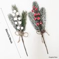 thumbnail image 5 of Decoración navideña con flores artificiales, ramas de piña, bayas rojas heladas, plantas, coronas navideñas, suministros para bricolaje, decoración navideña para el hogar, 5 of 5