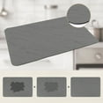 thumbnail image 5 of Unique Bargains Diatomaceous Stone Dish Drying Mat Dish Drying Mats Black 23.6*15.7 inch, 5 of 7