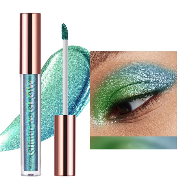 Pearlescent Shiny Liquid Eye Shadow Ten Color Single Package Color Changing Longan Shadow 2.5Ml, Makeup Eye Shadow